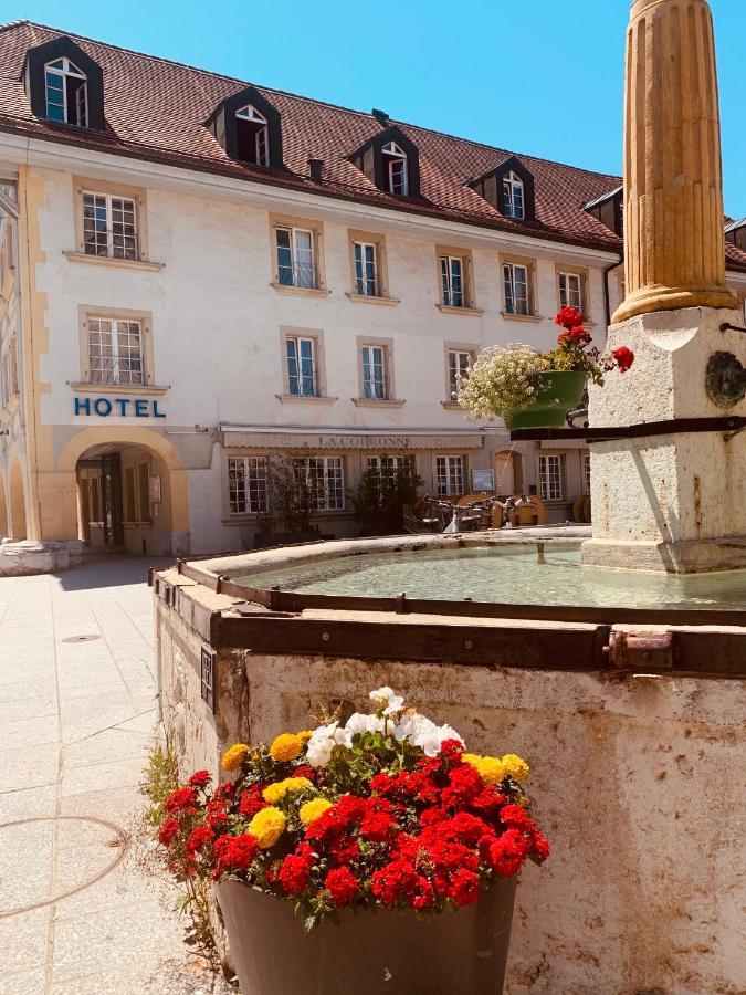אבאנשס Swiss Hotel La Couronne מראה חיצוני תמונה